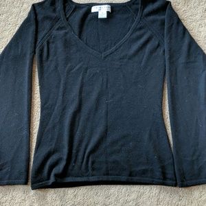 Black cashmere sweater